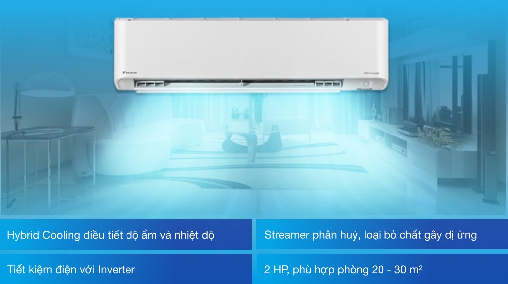 Review chi tiết về điều hòa daikin FTKZ50VVMV/RKZ50VVMV
