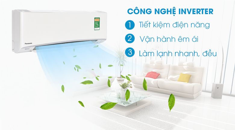 Công nghệ inverter có công dụng gì đối với điều hòa panasonic ? Mẫu sản phẩm nên sử dụng?