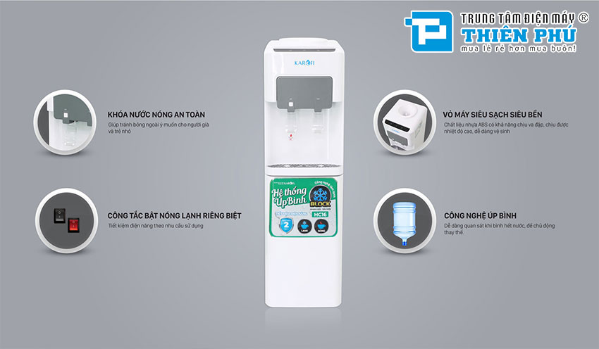 Chọn mua cây nóng lạnh cho văn phòng sao cho phù hợp?