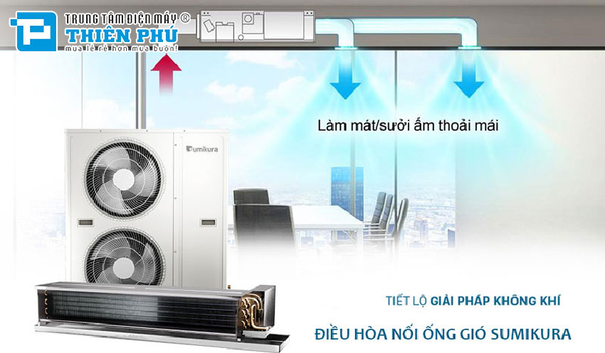 Điều Hòa Ống Gió Sumikura 2 Chiều 50000Btu ACS/APO-H500 Gas R410a