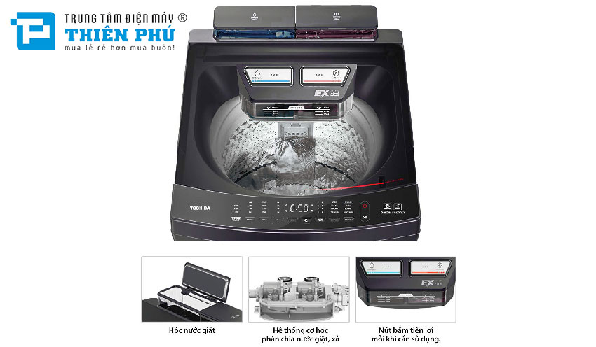 Máy Giặt Toshiba Inverter 10kg AW-DUM1100JV(SG)