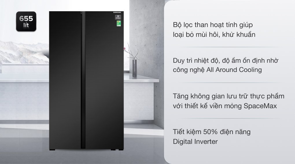 Những lý do tủ lạnh samsung inverter RS62R5001B4/SV được quan nhiều nhất