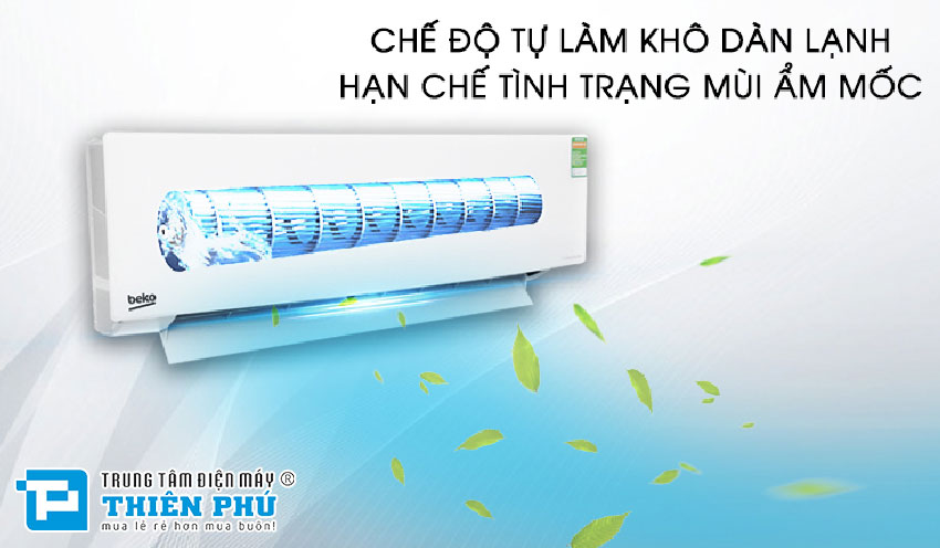 Điều hòa Beko 12000BTU Inverter 1 chiều RSVC13AV