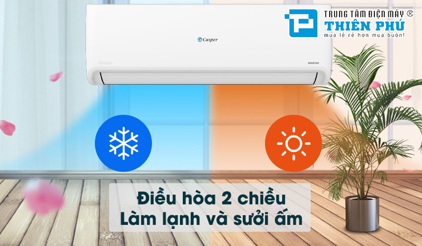 Dưới 7 triệu nên mua điều hòa Casper 2 chiều GH-09IS33 hay LG 1 chiều V10WIN1