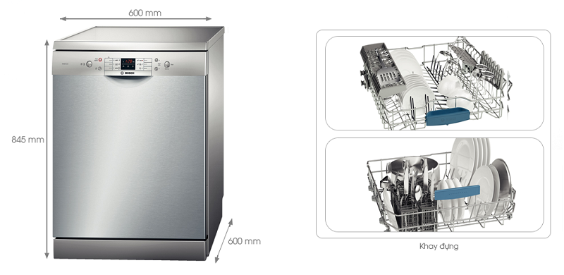 Hướng dẫn lắp đặt Máy Rửa Bát Bosch SMS63L08EA chi tiết từng bước