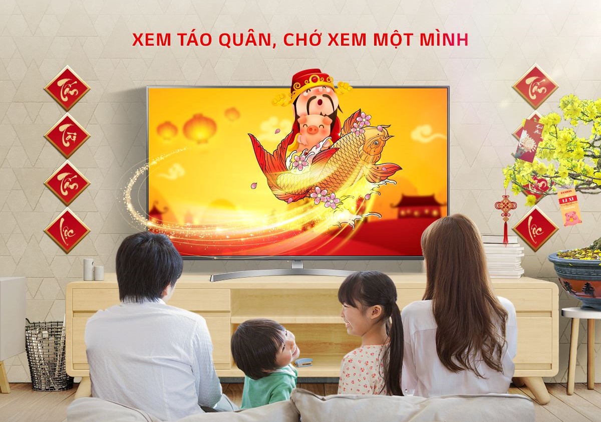 Top 3 tivi LG 4k màn hình lớn siêu nét, xem Táo Quân cực đã