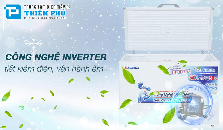 Tủ Đông Alaska Inverter BD-400CI 1 Ngăn 295 Lít