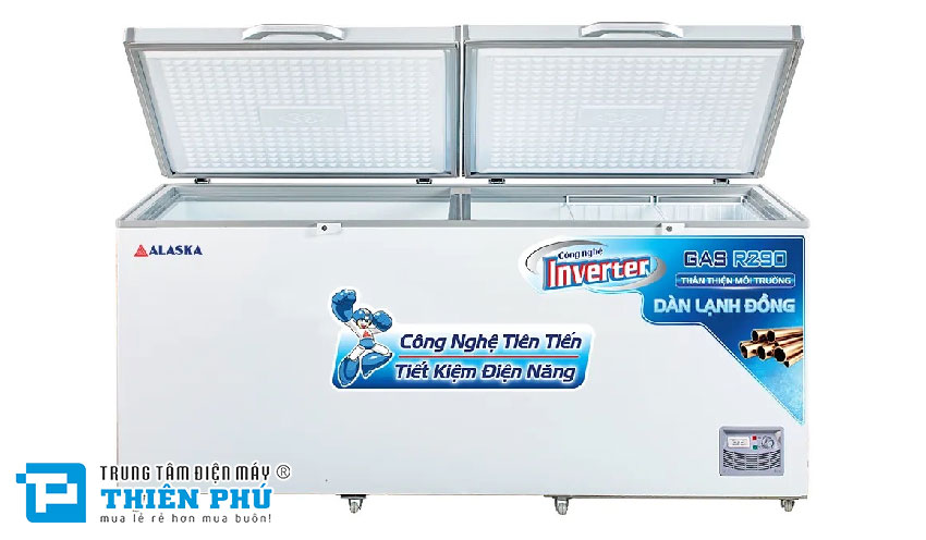 Tủ Đông Alaska Inverter HB-1200CI 1 Ngăn 2 Cánh 1015 Lít