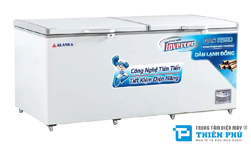 Tủ Đông Alaska Inverter HB-1200CI 1 Ngăn 2 Cánh 1015 Lít