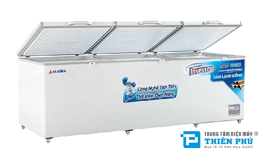 Tủ Đông Alaska Inverter HB-1500CI 1 Ngăn 3 Cánh 1288 Lít