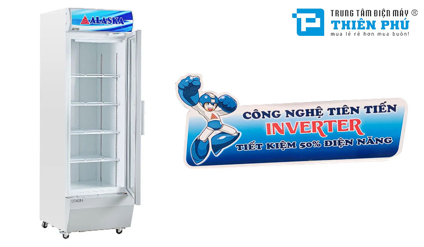 Tủ Mát Alaska Inverter LC-633HI 1 Cánh 342 Lít