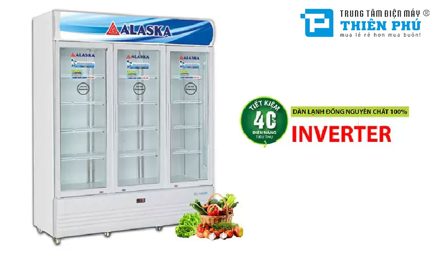 Tủ Mát Alaska Inverter SL-14C3I 3 Cánh 1400 Lít