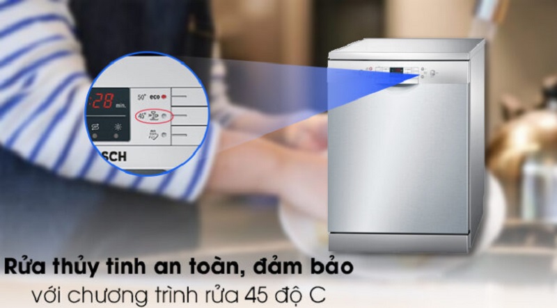 Ngân sách có hạn, mạnh dạn mua máy rửa bát Bosch độc lập SMS63L08EA chỉ 13,35tr