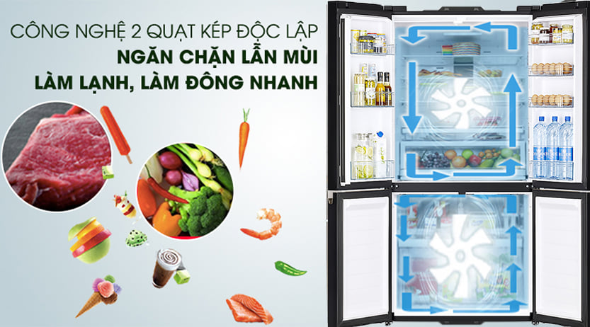 Tủ lạnh Hitachi 4 cánh R-WB700VGV2(GBK) mang đến những tính năng tuyệt vời