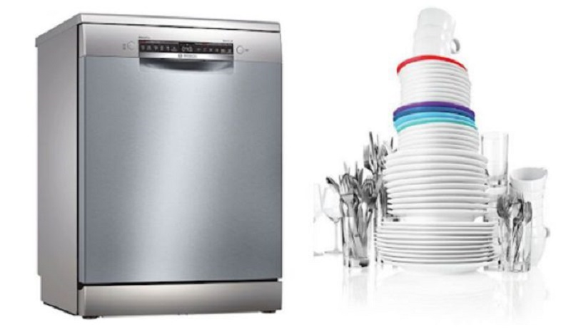 Máy rửa bát Bosch độc lập serie 4 12 bộ SMS4HCI48E - Chạy cực êm, giá cực mềm