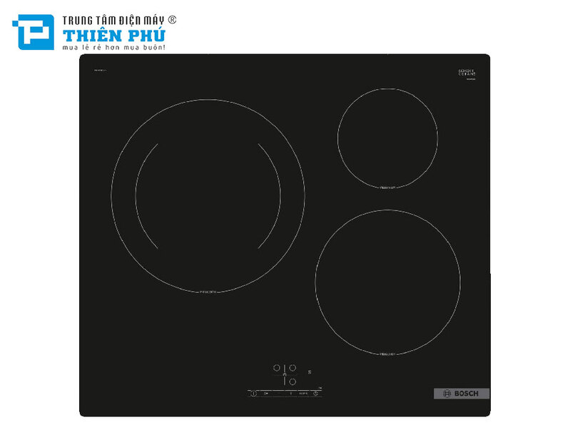 Đánh giá tất tần tật về bếp từ 3 vùng nấu Bosch PUJ61RBB5E serie 4