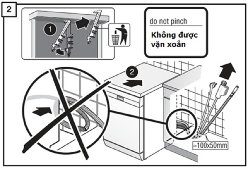 Hướng dẫn lắp đặt Máy Rửa Bát Bosch SMS63L08EA chi tiết từng bước