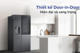 Những ưu điểm nổi bật có trong tủ lạnh LG InstaView Side By Side GR-X257MC