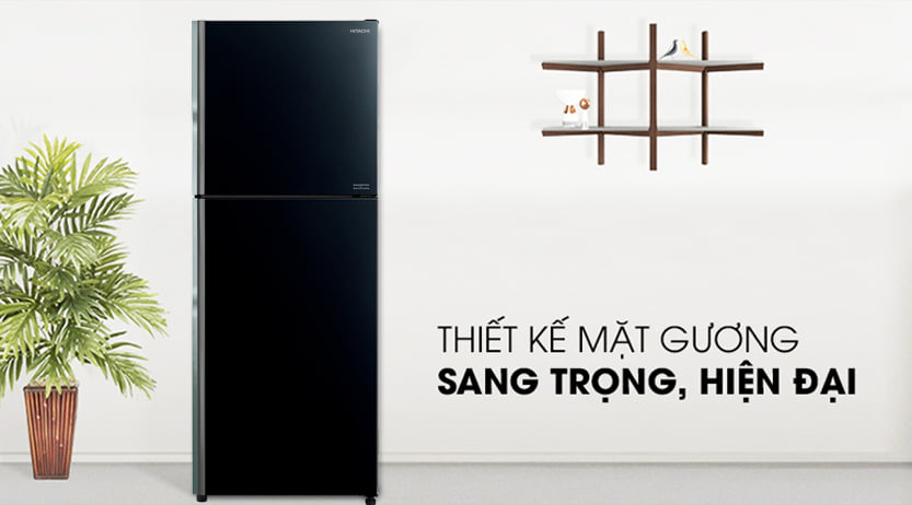 Giới thiệu chi tiết về tủ lạnh hitachi 2 cánh R-FVX510PGV9(GBK) tiết kiệm điện năng