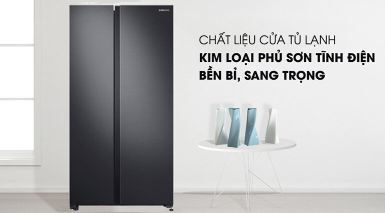 Tủ lạnh samsung side by side RS62R5001B4/SV sản phẩm không nên bỏ lỡ cho gia đình đông thành viên