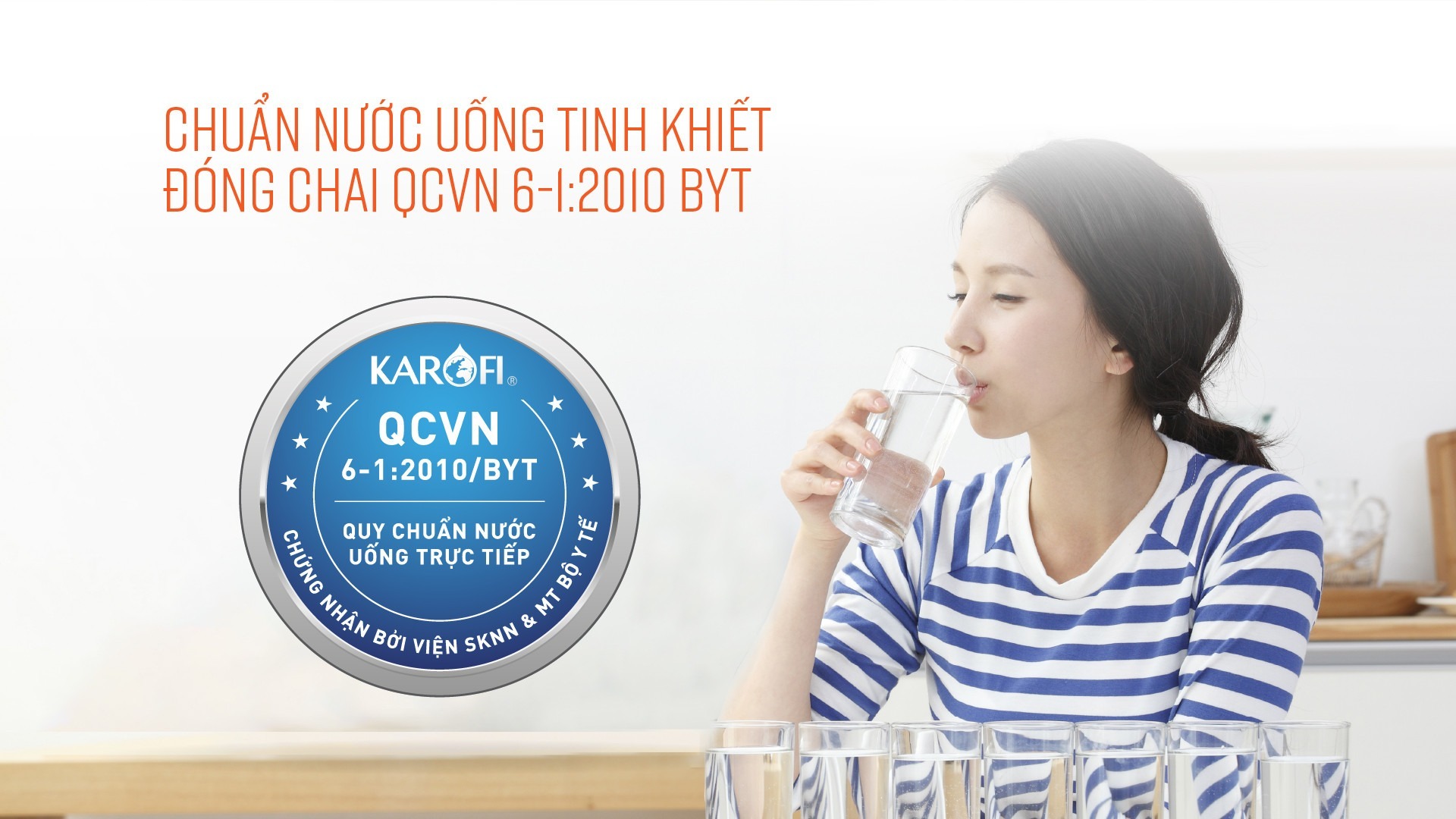 Chất lượng nước đầu ra đạt chuẩn quốc gia