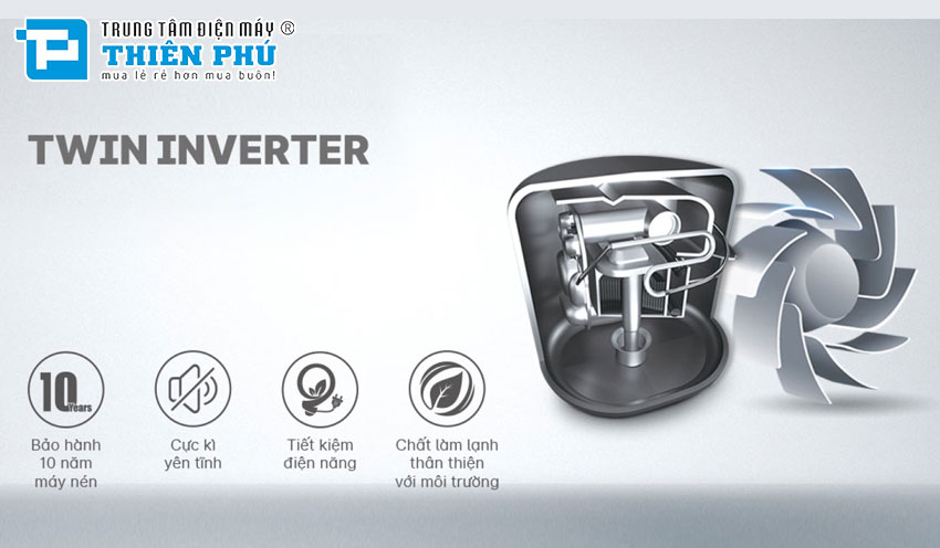 Tủ Lạnh Aqua  Inverter AQR-T329MA(GB) 319 Lít
