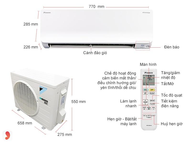 Nên mua điều hòa Daikin 2 chiều nào tốt, an toàn vào tiết kiệm điện