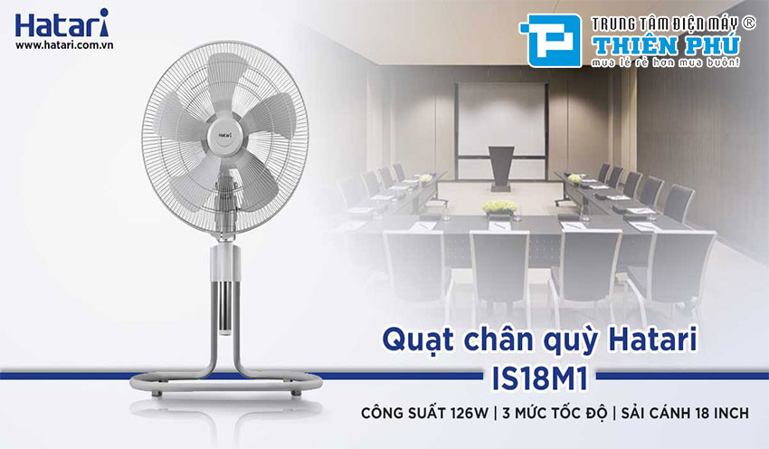 Quạt Chân Quỳ Công Nghiệp Hatari IS18M1