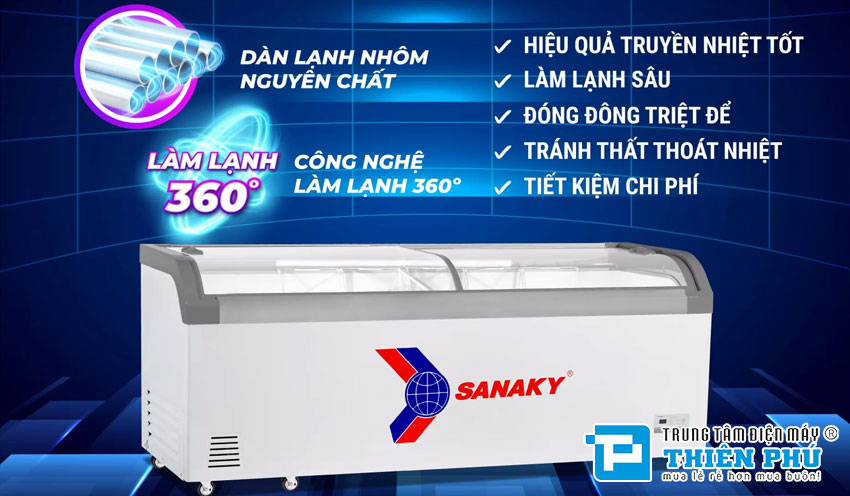 Tủ Đông Sanaky VH-1008KA 1 Ngăn 750 Lít