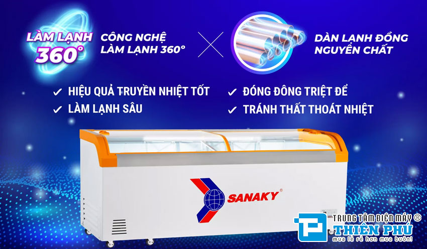 Tủ Đông Trưng Bày Sanaky VH-1099KA 750 Lít