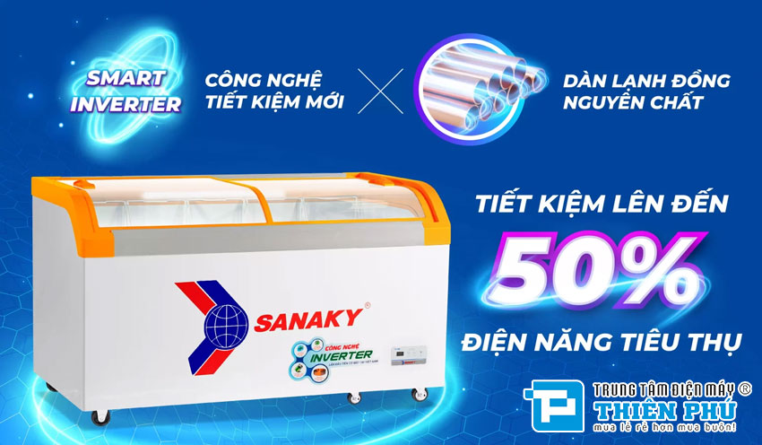 Tủ Đông Sanaky Inverter VH-899K3A 1 Ngăn 500 Lít