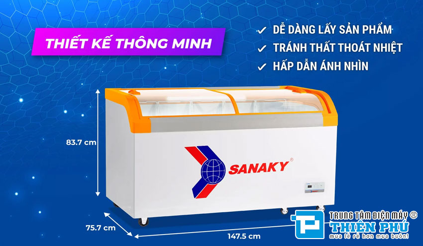 Tủ Đông Sanaky VH-899KA 1 Ngăn 500 Lít