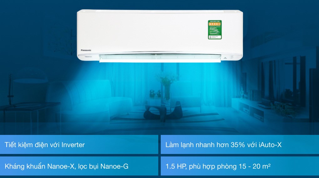 Những điều cần biết khi sử dụng điều hòa Panasonic 1 chiều CU/CS-U12ZKH-8