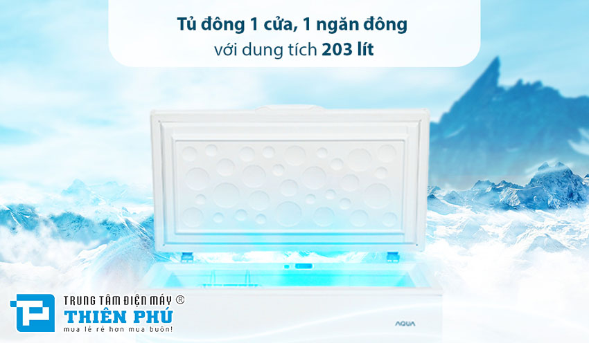 Tủ Đông Aqua AQF-C3001S 1 Ngăn 203 Lít