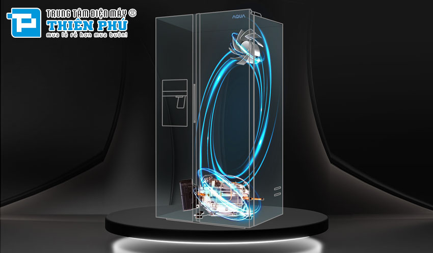 Tủ Lạnh Aqua Inverter AQR-SA541XA(FB) 570 Lít
