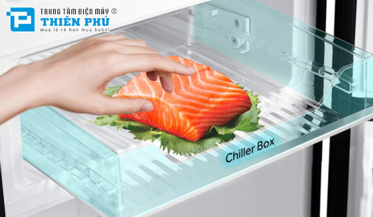 Tủ lạnh Aqua inverter AQR-T376FA(FB) sang trọng, tiết kiệm điện, bảo quản tối ưu