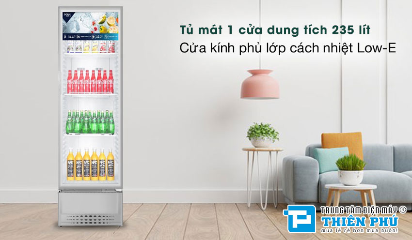 Tủ Mát Aqua AQS-AF340N 1 Ngăn 235 Lít