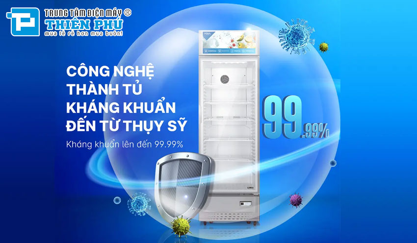 Tủ Mát Aqua AQS-AF340S 1 Ngăn 235 Lít