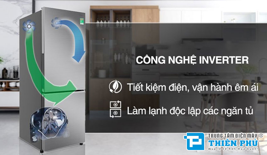 Tủ Lạnh Hitachi Inverter 2 Cánh 365 Lít R-B375EGV1(GBK)