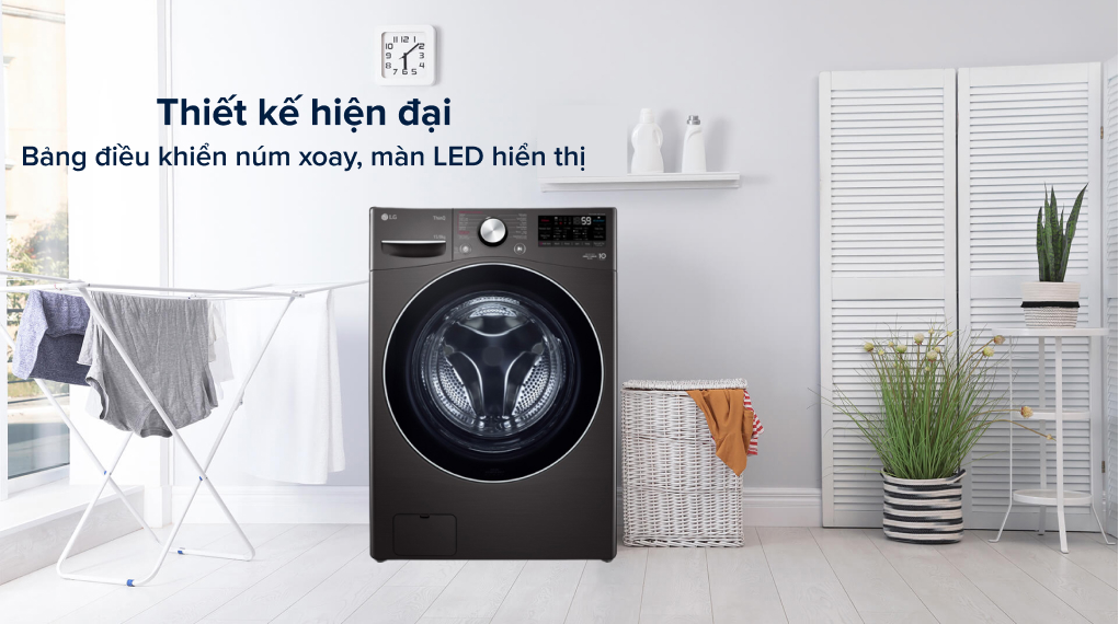 Máy giặt sấy LG F2515RTGB 15kg