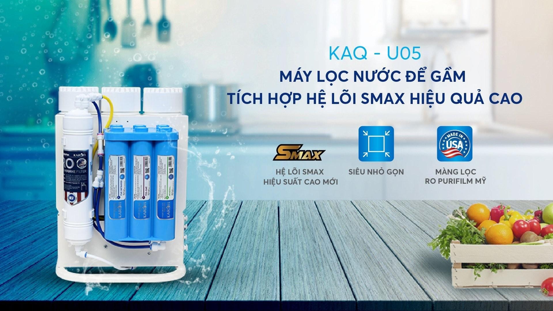 Hệ thống 10 lõi lọc mạnh mẽ