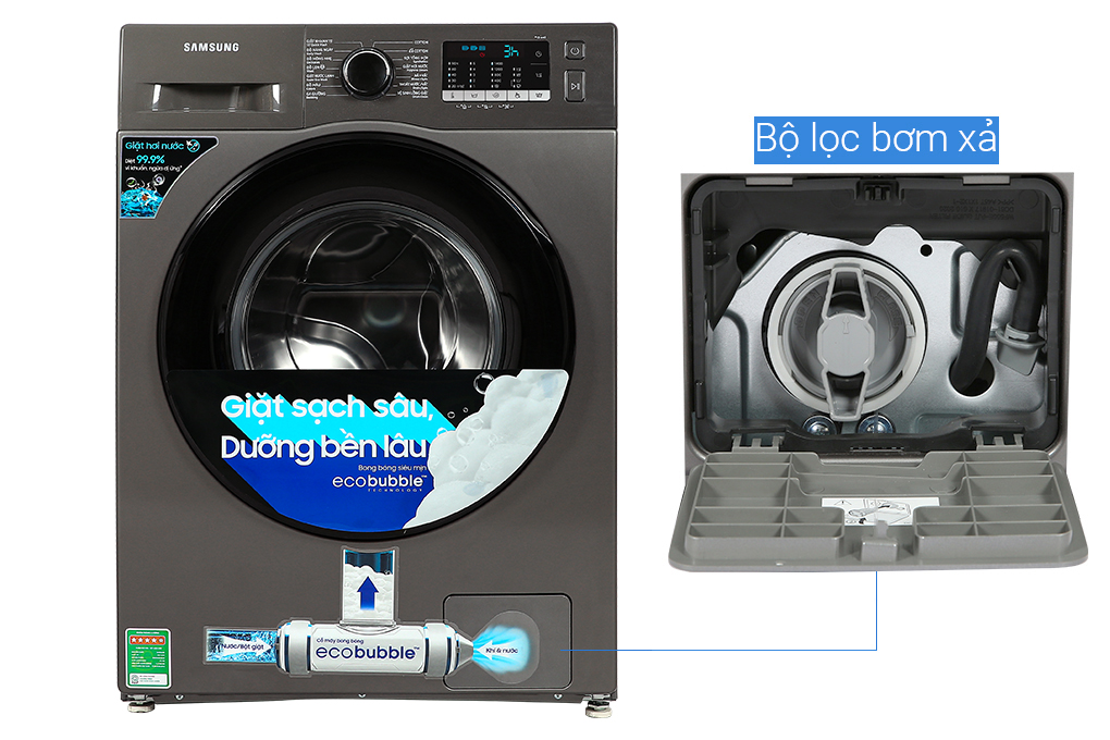 máy giặt Samsung inverter WW95TA046AX/SV 9,5kg