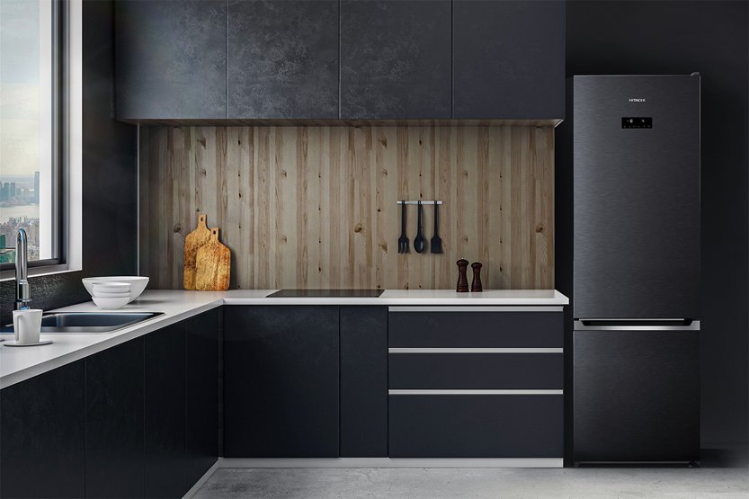 Tại sao nên lựa chọn tủ lạnh Hitachi R-B375EGV1(GBK) cho không gian bếp?