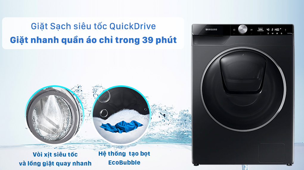 Máy giặt Samsung WW90TP54DSB/SV 9kg: Lựa chọn hoàn hảo cho gia đình có 5 người