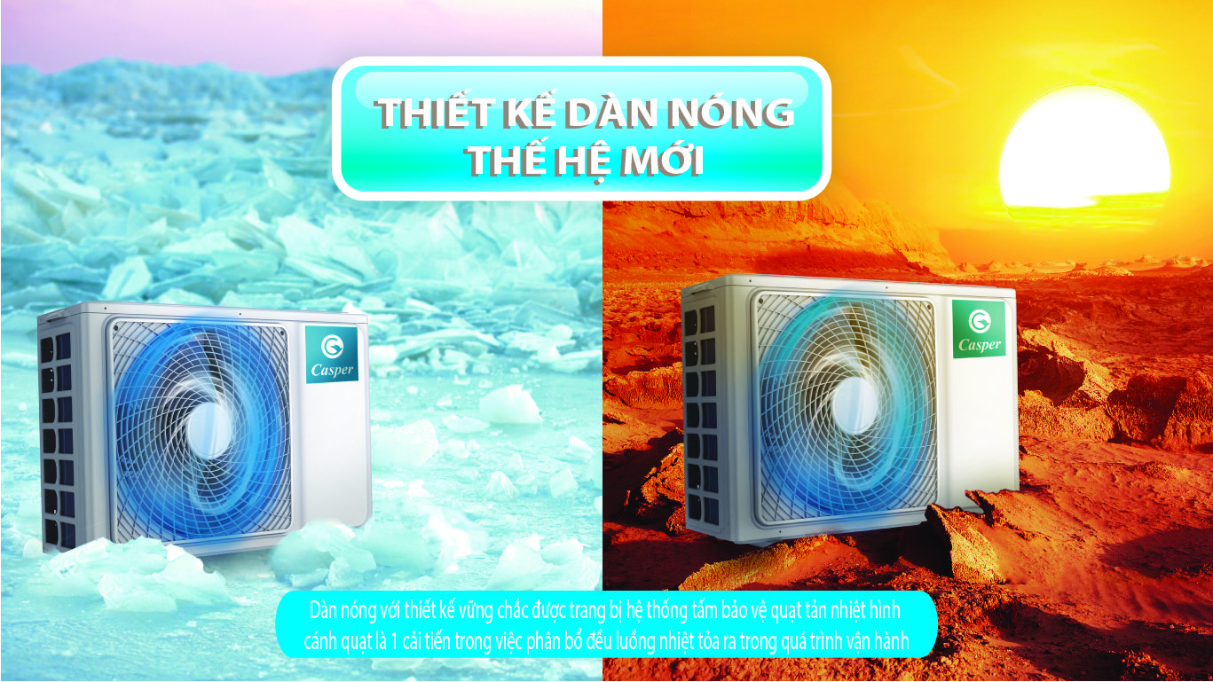TOP 3 điều hòa Casper inverter đáng đầu từ nhất năm 2023