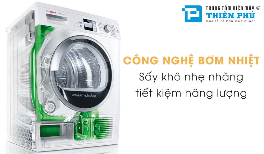 Máy Sấy Quần Áo Bosch 9Kg WQG241AGPL Serie 6