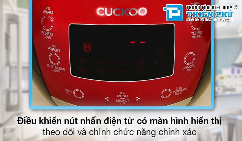 Nồi Cơm Điện Cao Tần Cuckoo CRP-HUS1000F 1.8 Lít