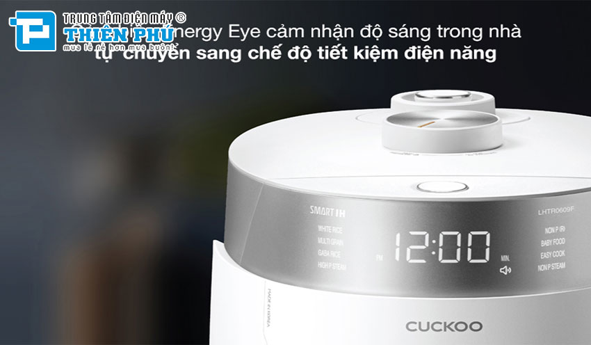 Nồi Cơm Điện Cao Tần Cuckoo CRP-LHTR0609F Màu Trắng 1.08L