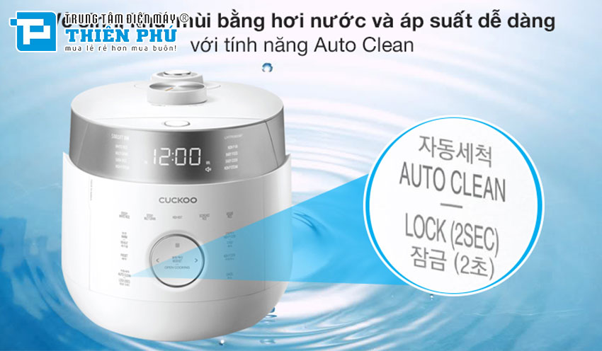 Nồi Cơm Điện Cao Tần Cuckoo CRP-LHTR0609F Màu Trắng 1.08L