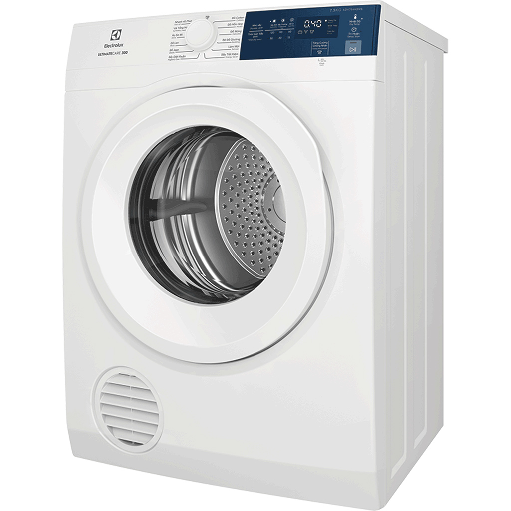 Gia đình có trẻ nhỏ không nên bỏ qua máy sấy quần áo Electrolux EDV754H3WB